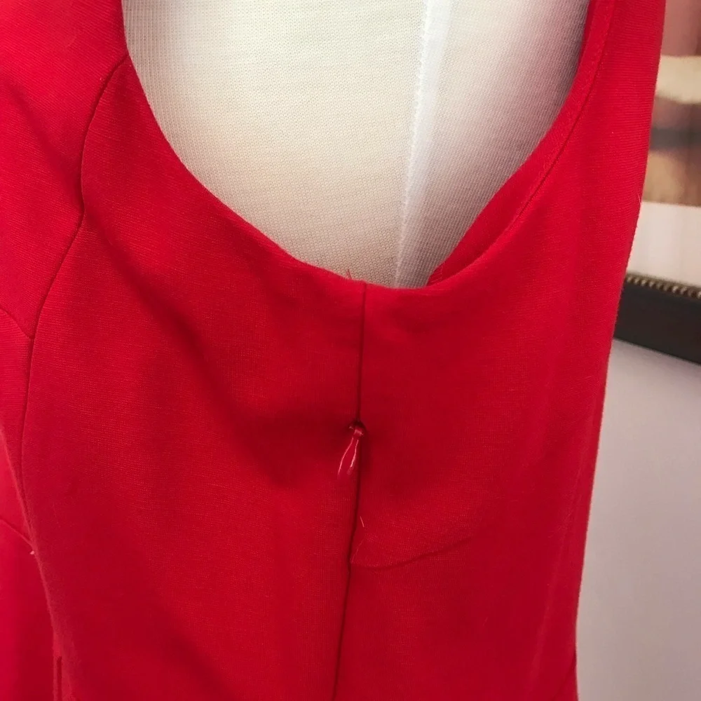 Talbots Red Dress - Picture 2 of 7